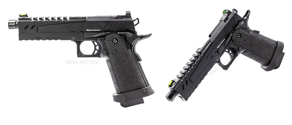 Novità 2023: pistola da Softair convertibile Gas / CO2 Vorsk Hi Capa 5.1 colore nero