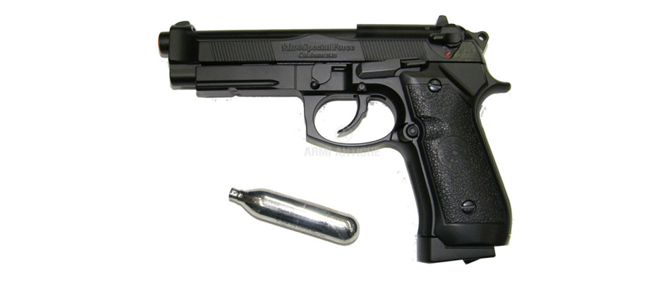 Pistola softair consigliata: una bella Beretta 92A1 scarrellante a Co2